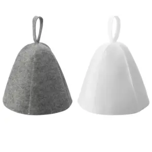 chapéu de sauna feltro de lã