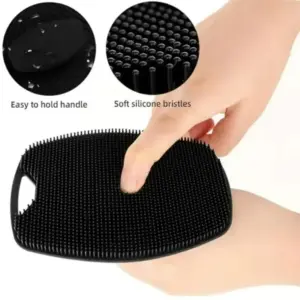 escova de limpeza corporal de silicone