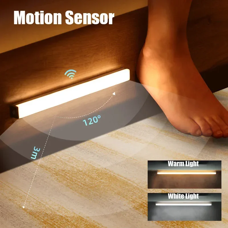 Luz Noturna LED Recarregável com Sensor de Movimento - Imagem 3