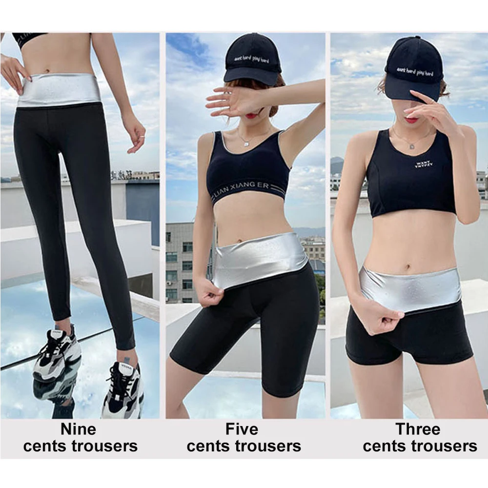 BraceTop Calça Sauna Feminina Cintura Alta Fitness com Bolsos - Imagem 3