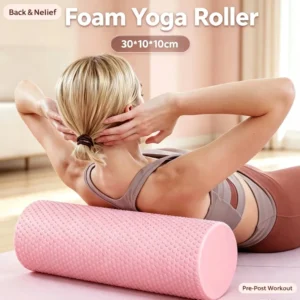rolo de yoga em espuma eva 30cm