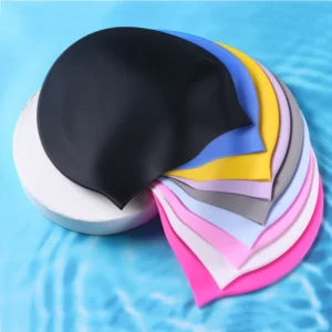 touca de natação silicone unissex
