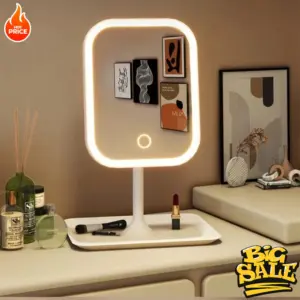 espelho de maquiagem led de mesa