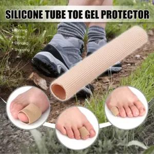 protetor de dedo em gel tubo silicone