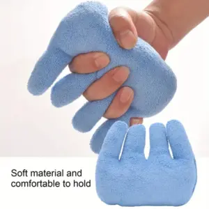 almofada para mãos com separadores de dedos
