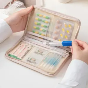 kit de primeiros socorros portátil compacto