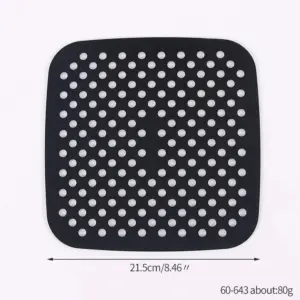 tapete de silicone reutilizável para fritadeira a ar