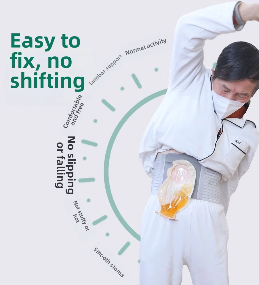Faixa Abdominal para Ostomia com Bolso Suporte Fixo - Imagem 5
