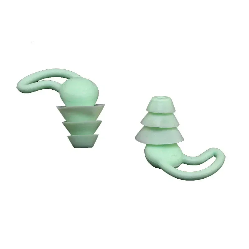 Par de Protetores de Ouvido de Silicone para Natação e Sono - Imagem 5