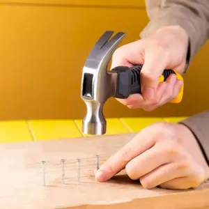 mini martelo unha cabo ergonômico