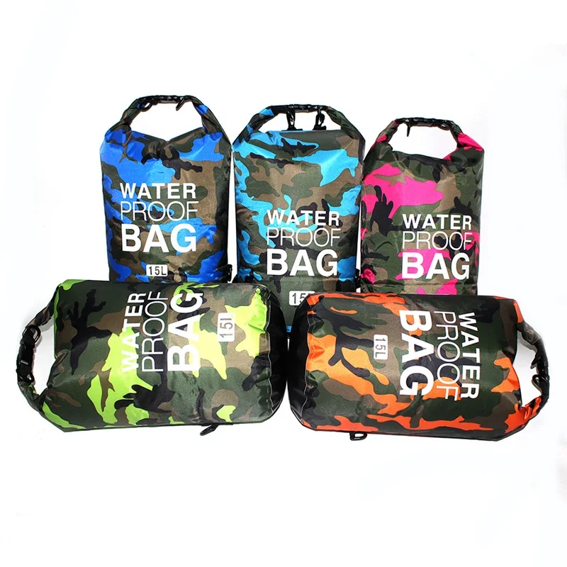 Saco Seco Impermeável para Esportes Aquáticos 2L/5L/10L/15L/20L/30L - Imagem 5