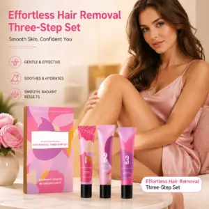 kit depilação 3step hair removal trilogy