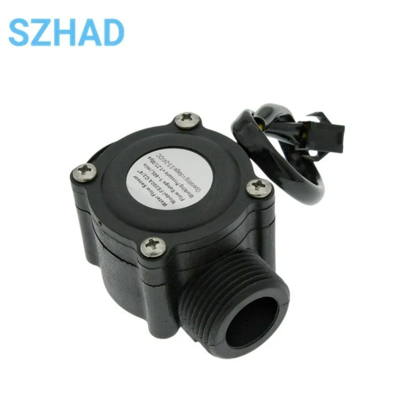 Medidor de Fluxo de Água FS300A 1-60L/min G3/4 DC 5-24V - Imagem 5