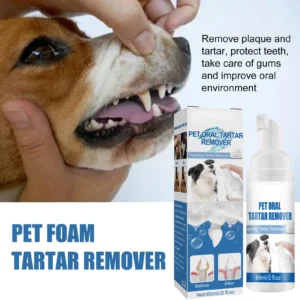 removedor de tártaro cães espuma