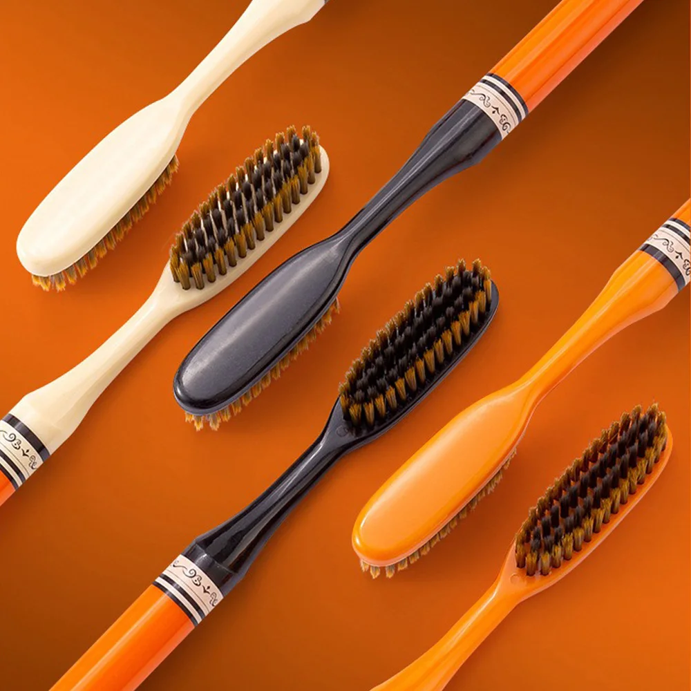 Escova Dental Macia Laranja para Limpeza Profunda Adultos - Imagem 6