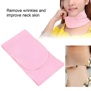 máscara de pescoço em gel de silicone