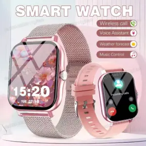 relógio inteligente com chamada bluetooth