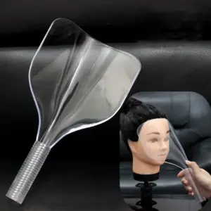 protetor facial transparente corte de cabelo