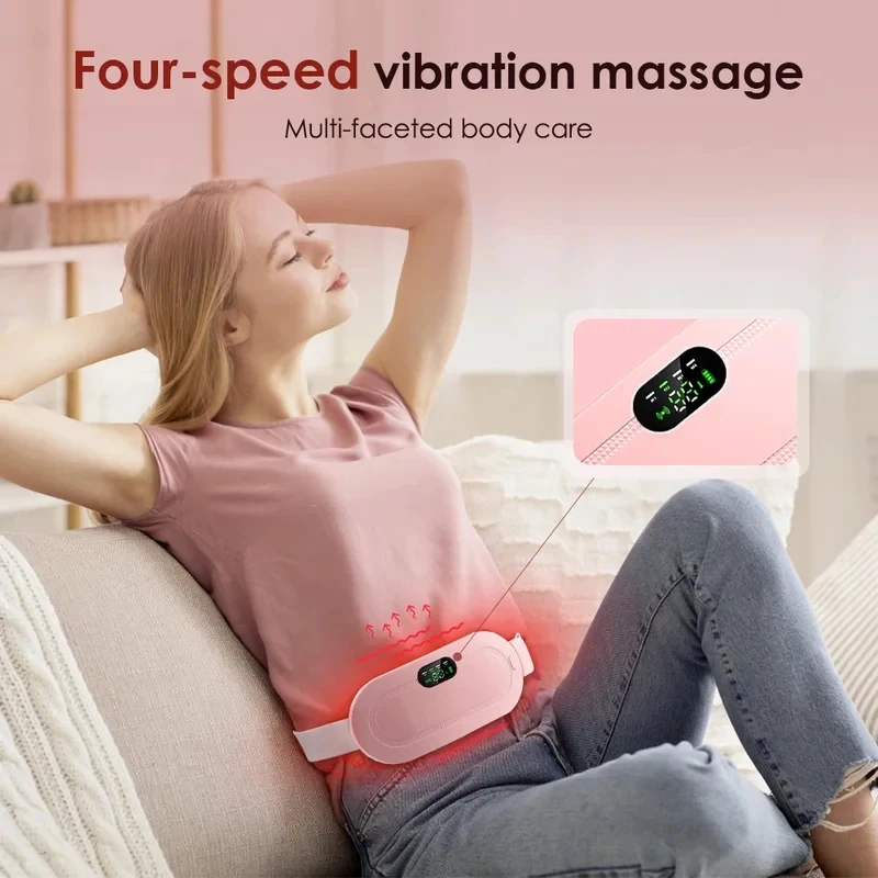 Cinto Massageador Elétrico Vibratório Térmico Marfim - Imagem 3