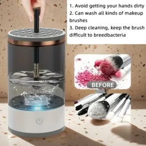 limpador de pincéis de maquiagem elétrico USB