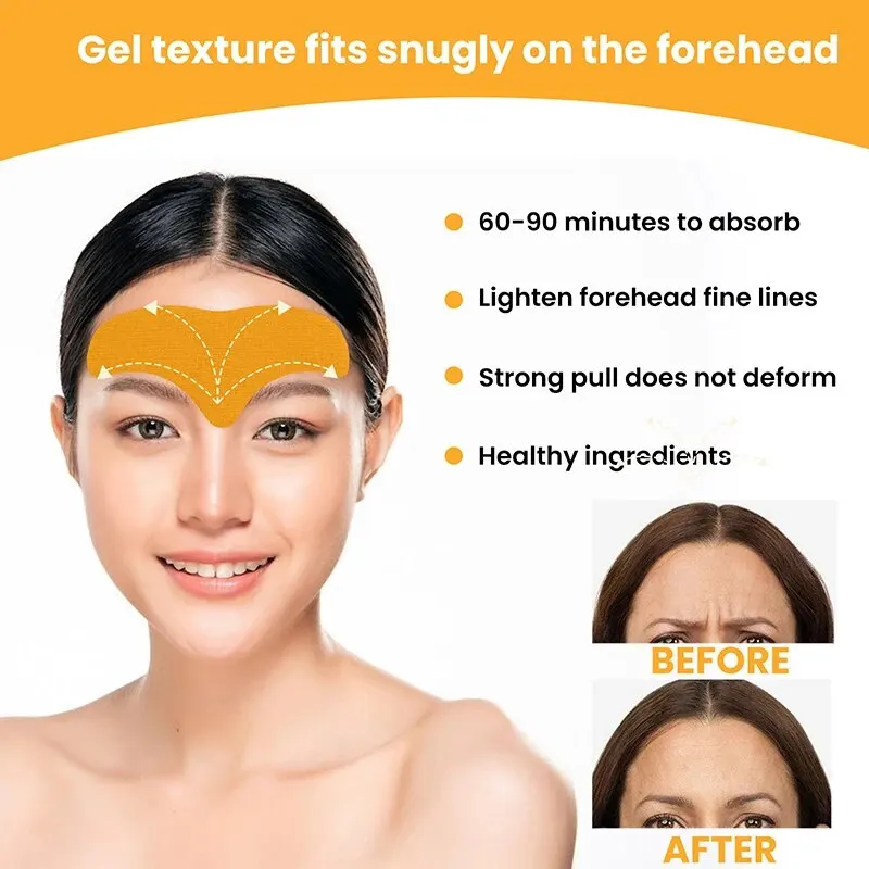 Adesivo para Linhas da Testa com Colágeno Hidrolisado 10 Peças - Imagem 4