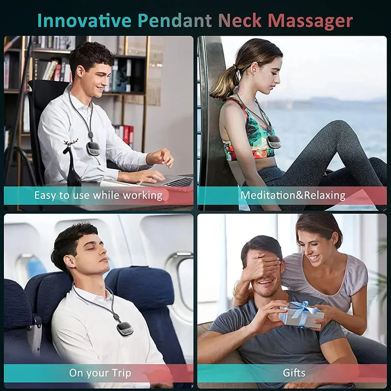 Massageador Portátil de Pescoço, Marfim - Imagem 4