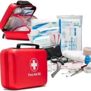 kit primeiros socorros portátil