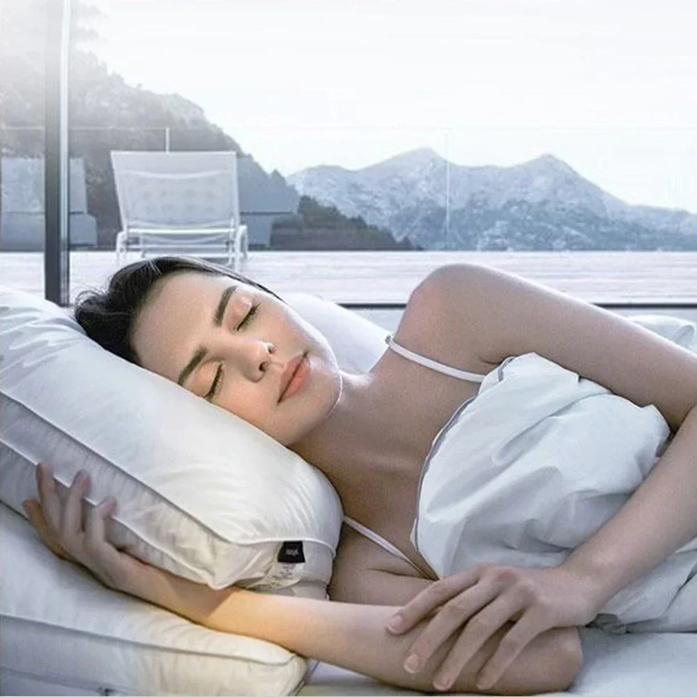 Travesseiro de Cama Ergonômico Suporte Pescoço Adulto Algodão - Imagem 6