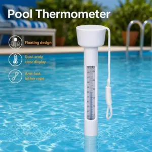 boia termômetro flutuante piscina