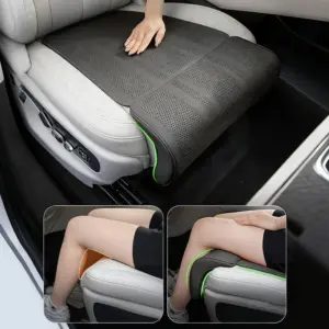 almofada para assento de carro com apoio para pernas