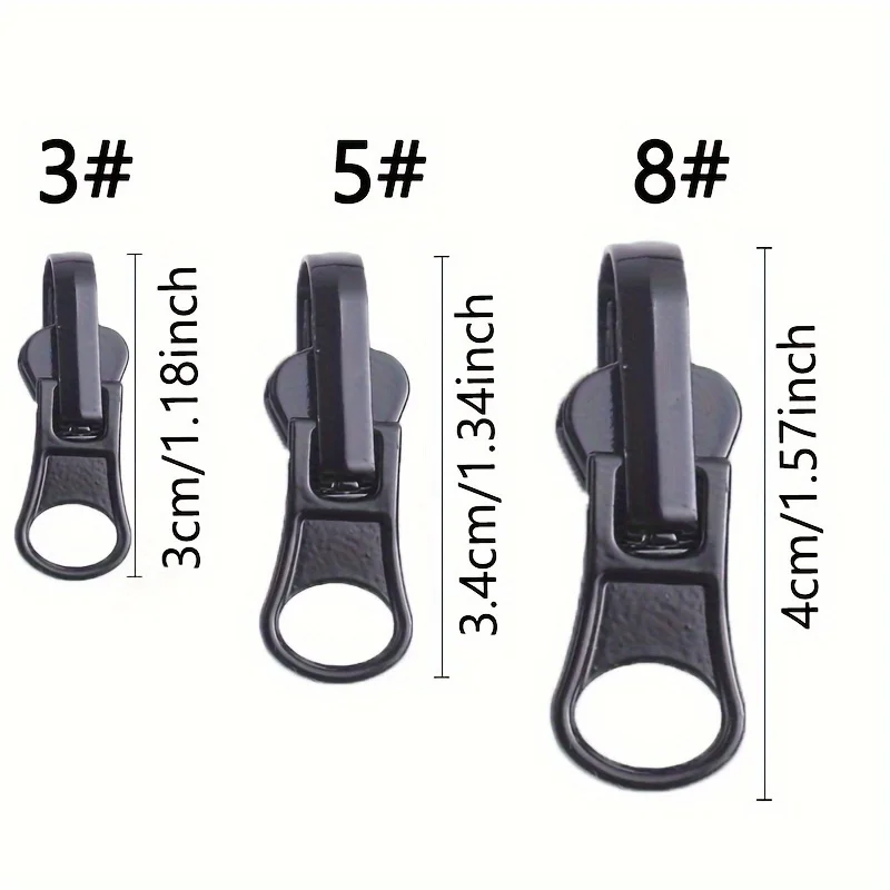 Controle Deslizante Zíper Dupla Face Reversível para Jaquetas - Imagem 3
