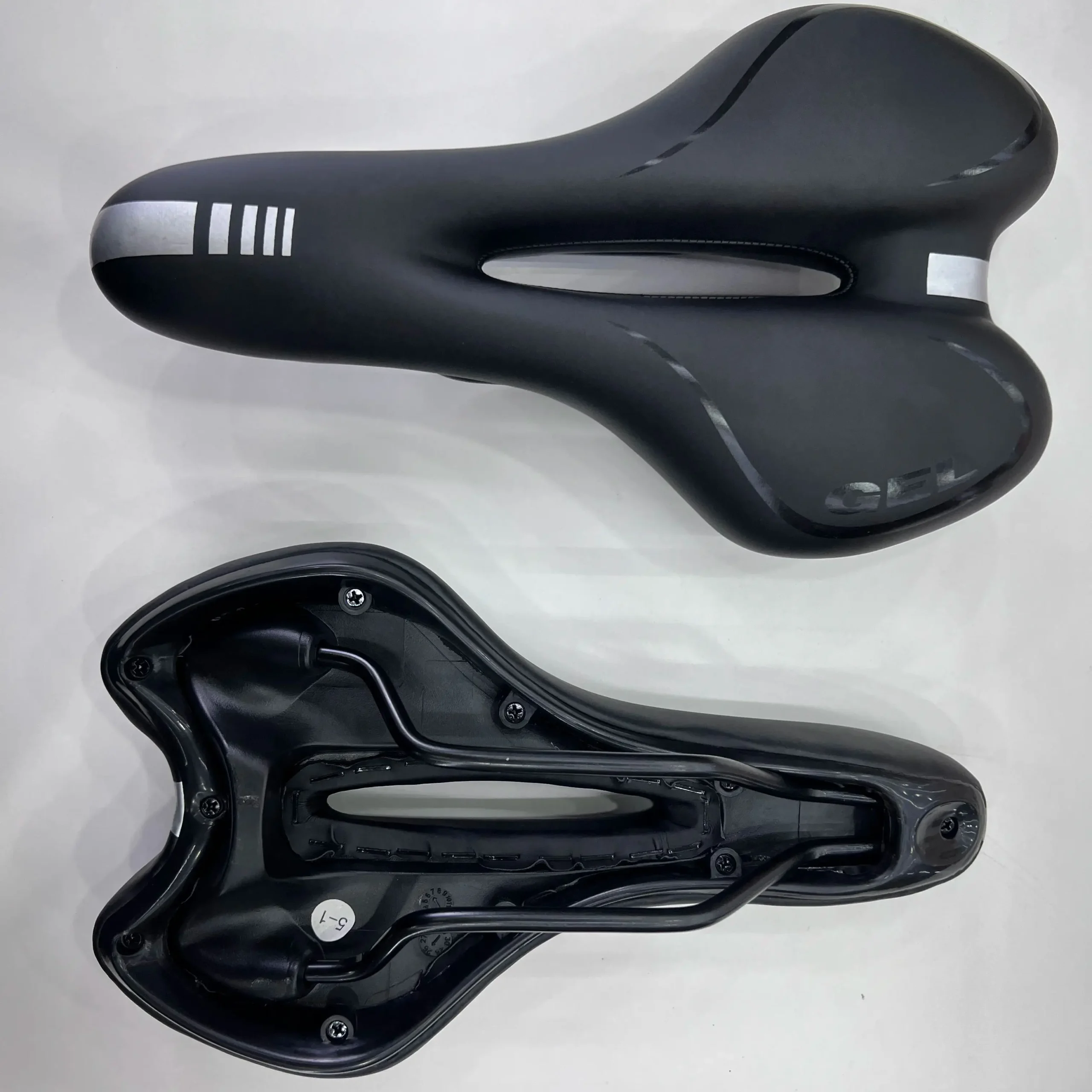 Selim de Bicicleta Couro PU Gel Antichoque Ciclismo - Imagem 2