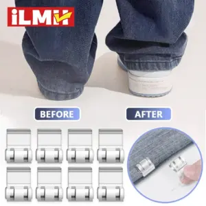 clipe ajustável bainha calças jeans
