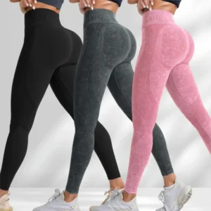 legging de yoga feminina cintura alta seamless