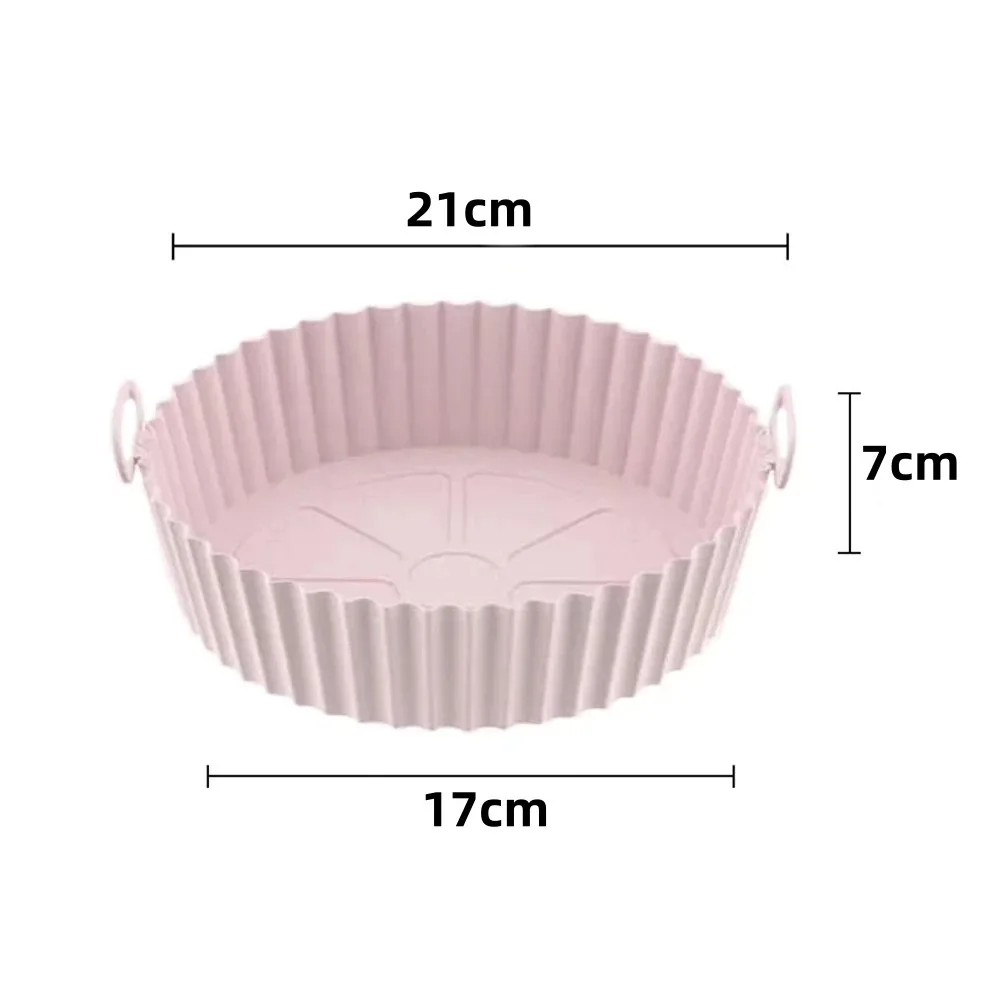 Forma de Silicone para Air Fryer Reutilizável Cozinha - Imagem 6