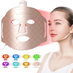 máscara facial led silicone 7 cores