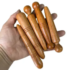 massageador corporal de madeira natural