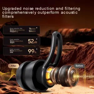 protetor auricular de silicone antirruído