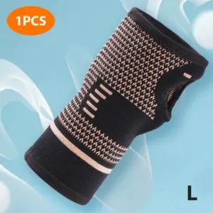 suporte de pulso de cobre para esportes