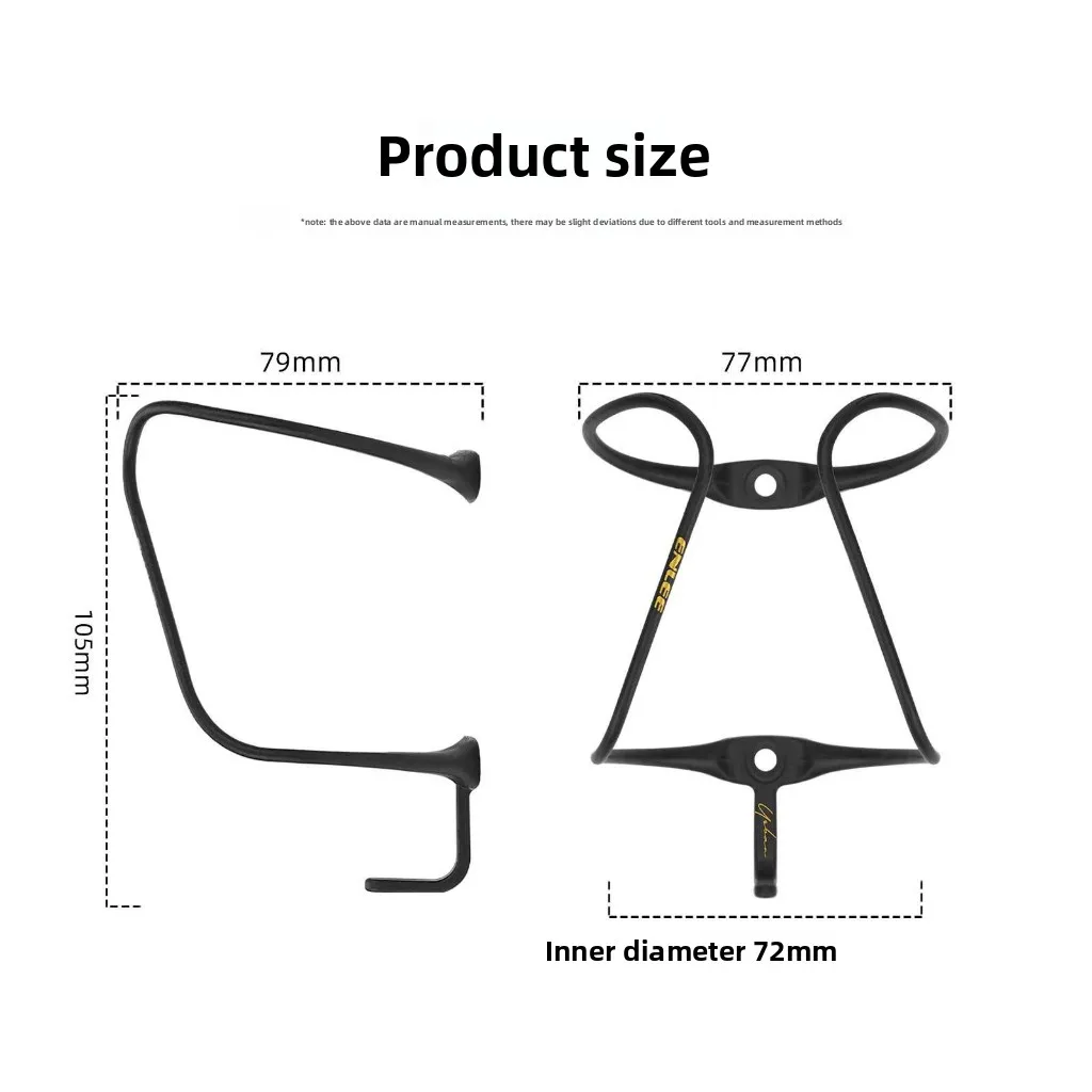 Suporte de Garrafa para Bicicleta Fibra de Carbono 9g Ultraleve - Imagem 6