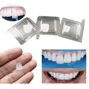 folheado dental composto brilhante