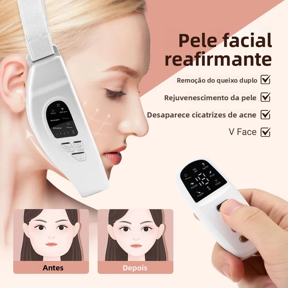 Dispositivo Facial Elétrico Vibratório com Compressão Quente - Imagem 4