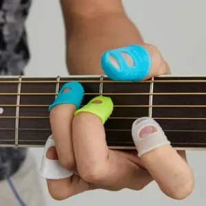 protetor de dedo para guitarra silicone