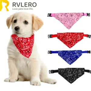 bandana triângulo pet ajustável