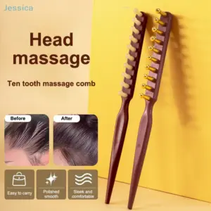 pente de massagem cabeça