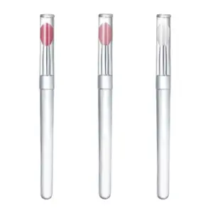 escova labial de silicone