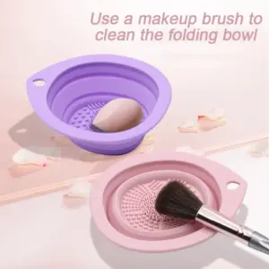 tapete de limpeza de pincéis de maquiagem de silicone