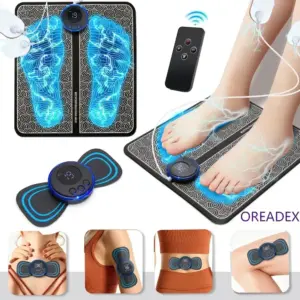 almofada massageadora de pés elétrica ems