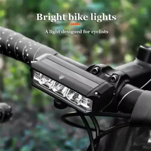 lanterna bicicleta 3 leds 1800lm