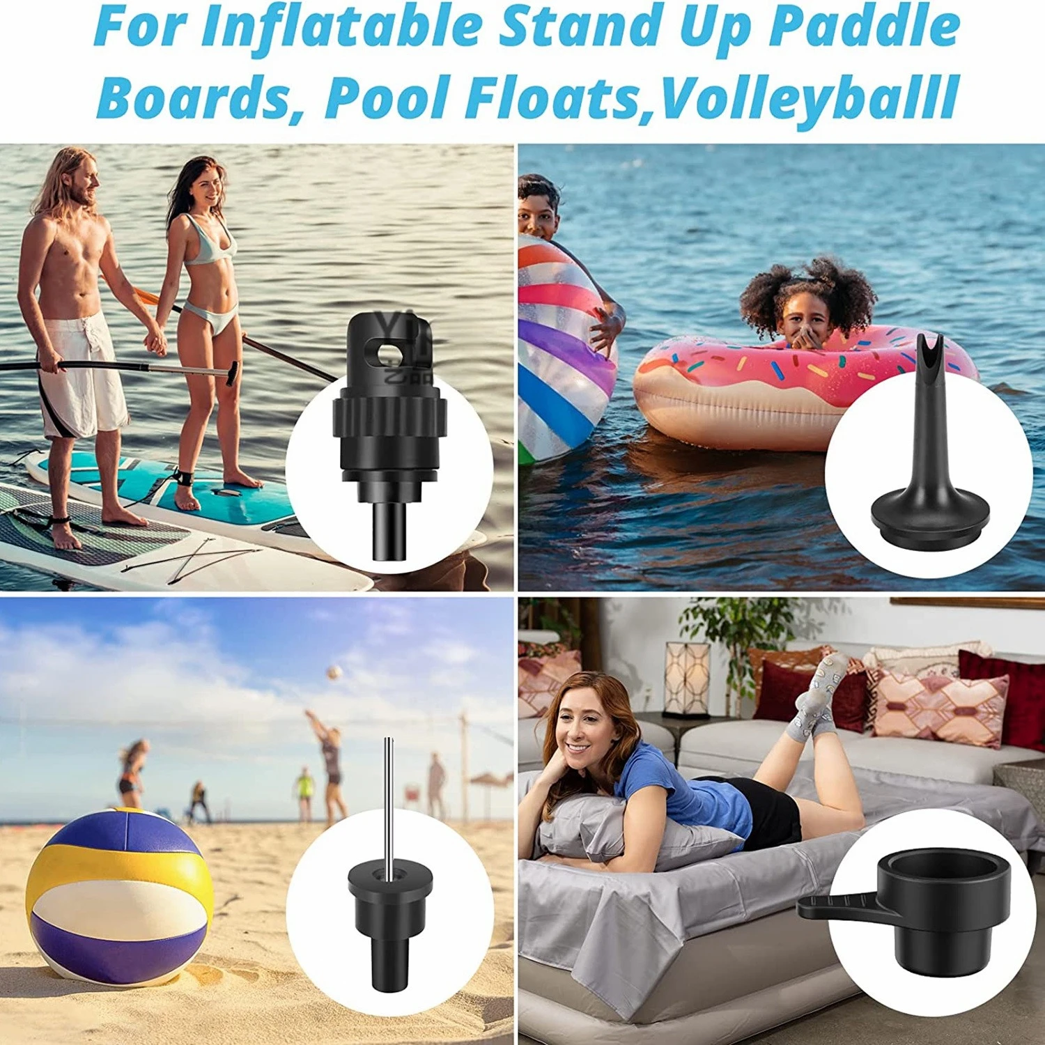 Bomba de Ar Elétrica Portátil 20 PSI para SUP e Barco - Imagem 5
